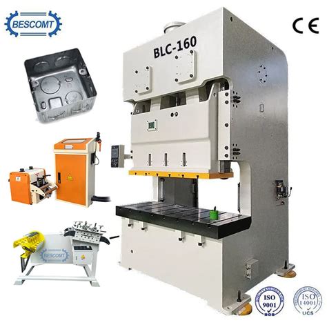 electrical junction box punch press machine|Electrical Junction Box Punch Press Machine.